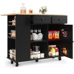Desserte de cuisine rouletteschariot de cuisine avec 3 casiers � �picesplan de travailarmoire de cuisine2 ...
