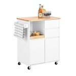 Desserte de cuisine à roulettes fkw123 - wn sobuy - 1 plateau amovible - 72x40x84 cm - blanc Desserte de cuisine à roulettes fkw123 - wn sobuy - 1 plateau amovible - 72x40x84 cm - blanc