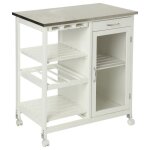 Desserte & plateau en inox grand modle atmosphra