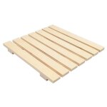 Dessous de plat en bois carr� 17 cm