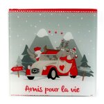 Dessous de plat en verre - ami de nol friendly - 20 x 20 cm