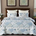Dessus de lit 220x240 cm couvre - lit 2 personnes matelass� id�al pour d�coration chambre jetee de lit ...