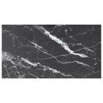 Dessus de table 120x65 cm verre trempé et design marbre noir et blanc plateau de table rectangulaire ... Dessus de table 120x65 cm verre trempé et design marbre noir et blanc plateau de table rectangulaire ...