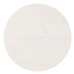 Dessus de table blanc diamtre 40x25 cm bois de pin massif plateau de table ronde facile  nettoyer plateau ...