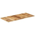 Dessus de table en bois de manguier - vidaxl - 140x60 cm - �paisseur 25 - 27 mm - marron