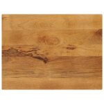 Dessus de table en bois massif - vidaxl - 90x70x25 cm - rectangulaire - bois de manguier - design rustique ...
