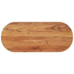 Dessus de table - plateau de table de remplacement 120x50x38 cm ovale bois massif dacacia Dessus de table - plateau de table de remplacement 120x50x38 cm ovale bois massif dacacia