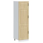 (solde d�t�)armoire de cuisine / colonne de cuisine - pieds r�glable - ch�ne sonoma bois ding�nierie ...