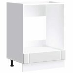 (solde dt)armoire  four / colonne de cuisine - pieds rglable - blanc bois dingnierie aspect lgant ...