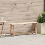 (solde d�t�) banc ext�rieur banquette - 2 si�ges - 119x35x47 cm en bois de pin massif - aspect chic * ...