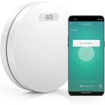D�tecteur de fum�e connect� - batterie de 10 ans - alarme incendie wifi avec smart life - - 1 pi�ce