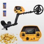 D�tecteur de m�taux avec bobine imperm�able de 20 cm pour �couteurs de 78 - 108 cm de longueur r�glable ...