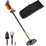 Dtecteur de mtaux - duoku - 6 pouces - bobine tanche - cran lcd - tige en fibre de carbone