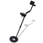 D�tecteur de m�taux - vidaxl - lcd - profondeur 300 cm - �tanche - noir