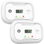 D�tecteur de monoxyde de carbone - elro - fc5010 - 2 - pack - �cran - alarme 85 db - piles 10 ans
