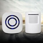 Dtecteur de mouvement garage alle alerte sans fil systme scuris alarme sonnette blanc