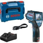 Dtecteur thermique bosch professional gis 1000 c avec batterie 12v 2, 0ah, carte quickstart, cable usb, ...