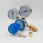 Detendeur de pression en laiton taille moyenne detendeur oxygne filetage g5 / 8 0. 250 - 25mpa yyv