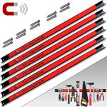 Deuba 6x barre magntique pour outils 60 cm aimant puissant rangement outils barre aimante murale charge ...