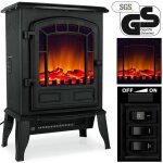 Deuba chemine lectrique effet flamme 2000 w 2 niveaux lectrique soufflerie radiateur chauffant led ...