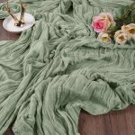 Deux chemins de table en tulle de style boh�me 90 x 300 cm pour les f�tes les mariages et les anniversaires ...