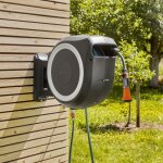 Dévidoir automatique mural - gardena - 30 m - acier - kit prêt à l'usage - arrosage de jardin Dévidoir automatique mural - gardena - 30 m - acier - kit prêt à l'usage - arrosage de jardin
