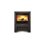 Deville pole  bois acier 8kw noir - c077bq. 06
