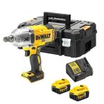 Dewalt boulonneuse à chocs xr 18v 5ah li - ion 3 vitesses livrée avec 2 batteries en coffret tstak, clipsable ... Dewalt boulonneuse à chocs xr 18v 5ah li - ion 3 vitesses livrée avec 2 batteries en coffret tstak, clipsable ...