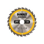Dewalt lame de scie circulaire, 190 - 30 mm, 24 dents - dt1944 - qz Dewalt lame de scie circulaire, 190 - 30 mm, 24 dents - dt1944 - qz
