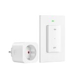Dewenwils prise commande avec interrupteur on / off et tlcommande - 16a / 3680w - porte de 30 m max. ...