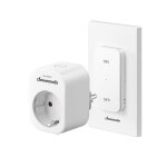 Dewenwils prise t�l�commande sans fil + interrupteur mural amovible 16a 3680w port�e de 30m pile incluse ...