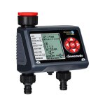 Dewenwils programmateur darrosage ext�rieur 2 voies - 4 programmes par zone - minuteur darrosage automatique ...