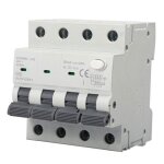 Dewin gyr9nm rcbo 6ka mcb disjoncteur � courant r�siduel avec protection contre les fuites 3p + n 40a ...