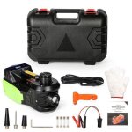 Dewin kit de cric de voiture 4 en 1 12v 5t support de cric de voiture lectrique pour berlines suv cric ...