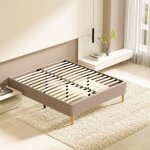 Sommier tapissier - dewinner - solide et confortable lit 140 * 190cm - 2x14 lattes avec 9 pieds - hauteur ...