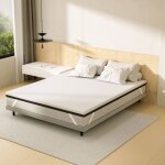 Dewinner surmatelas �paisseur 140 x 190 x 75cm mousse � m�moire de forme ergonomique certifi� oeko - ...