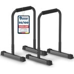 Dh fitlife barres de dips station de musculation rglable 80 - 90 cm parallettes pour calisthenics et ...