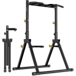 Dh fitlife power tower pliable barre de traction autonome jusqu 150 kg avec barres de dips et supports ...