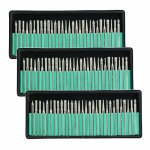 Diamant burr bits percer verre mtal gemme pour dremel meulage outil rotatif 90 pcs 1 / 8 - inch (3 mm) ...