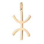 Diane dalray pendentif plaqué or croix berbère mixte Diane dalray pendentif plaqué or croix berbère mixte
