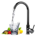 Dianwaa mitigeur cuisine bras pivotant 360° robinet evier tuyau noir mobile articulé à mémoire de forme ... Dianwaa mitigeur cuisine bras pivotant 360° robinet evier tuyau noir mobile articulé à mémoire de forme ...