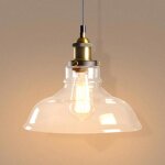 Diday rtro suspension luminaire industriellustre vintage abat - jour en verre e27 lampe de plafond style ...