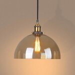 Diday suspension luminaire industriellampe de plafond avat - jour en verre design demi - cercle e27 luminaire ...