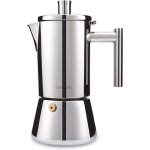 Diego cafeti�re italienne en acier inoxydable pour 10 - 12 tasses 520 ml pour induction � gaz et tous ...
