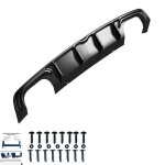 Diffuseur arri�re noir brillant pour audi s3 berline 8v phase 1 de 05 / 2013 � 05 / 2016
