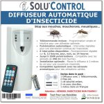 Diffuseur automatique - anti - mouches & anti - moustiques - jusqu 2500 pulvrisations - batteries incluses ...