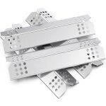 Diffuseurs chaleur 4x38. 1cm acier inox barres ar�me universelles compatibles grils gaz