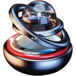 Diffuseur parfum voiture solaire huile essentielle suspension rotation noir