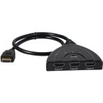 Adaptateur hdmi - dilwe - 3 ports - 1080p - commutateur automatique - multi - affichage Adaptateur hdmi - dilwe - 3 ports - 1080p - commutateur automatique - multi - affichage