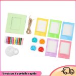 Dilwe cadres photo de camra de film instantan kit de cadre photo pour mini 11 12 joli kit daccessoires ...